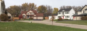 Photo of the houses within the Hammer Haven Neighborhood of Chaska, Minnesota