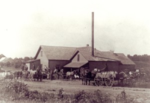 Old photo of St. Bonifacius Creamery