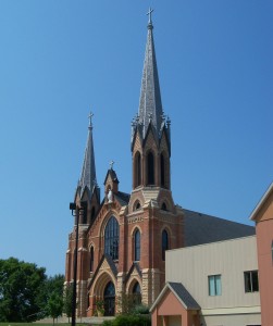 Historic St Mary's Church in Waverly, Minnesota