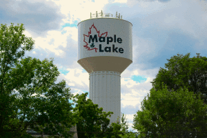 Maple Lake water tower