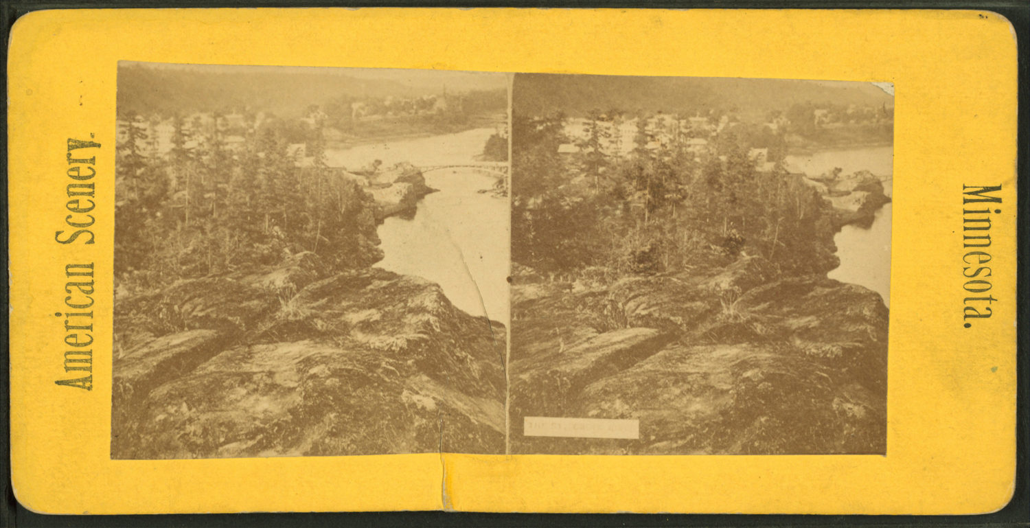 Photo of the Marina on Saint Croix from Robert N Dennis' Stereoscopic viewer